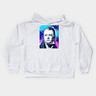 Walter Scott Snowy Portrait | Walter Scott Artwork 5 Kids Hoodie